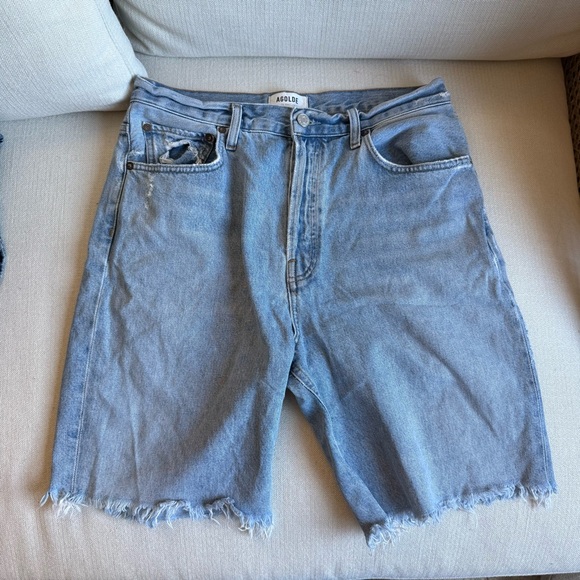 AGOLDE 90s loose mid rise shorts, size 30 waist - Picture 7 of 11